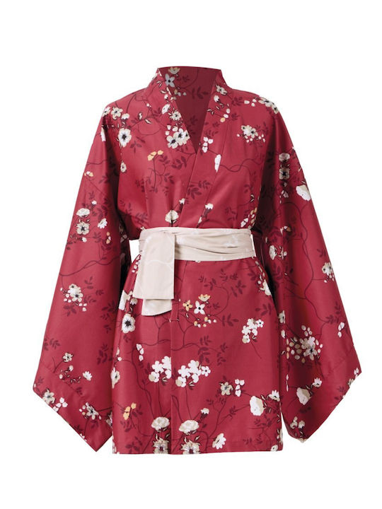 Kentia Kentia Damen Schlafanzug & Pyjamas Winter Rote Damen Schlafanzug