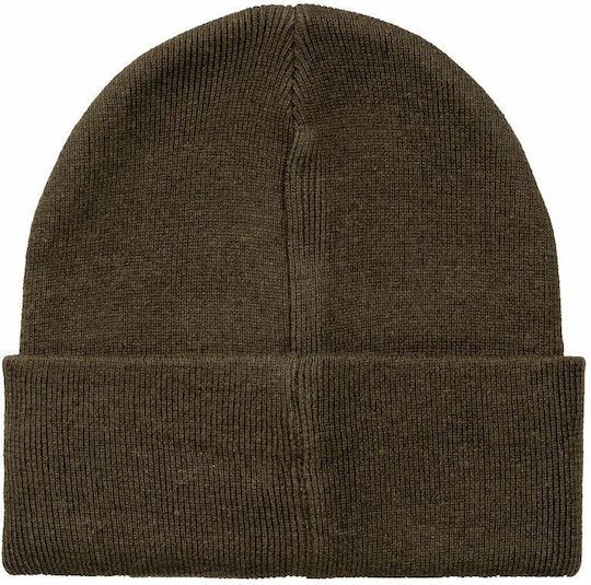 Beanie Men's Knitted Beanie in Khaki Colour