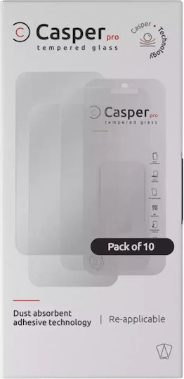 Casper Pro Tempered Glass Iphone 16 Pro 17 17 Pro 10 Pack Matte
