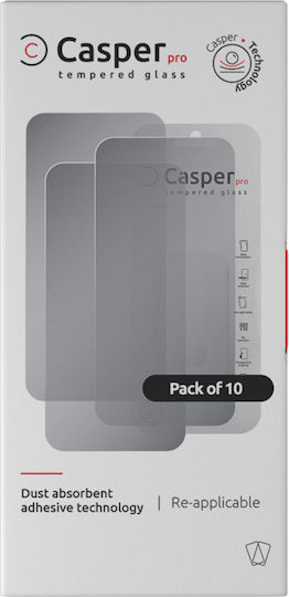 Casper Pro Gehärtetes Glas Für iPhone Xs Max 11 Pro Max 10 Stück Datenschutz