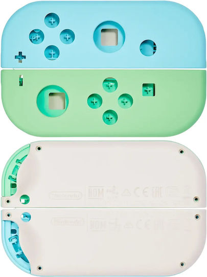 Корпус на корпуса Nintendo Switch Joy Con контролер зелен синьо