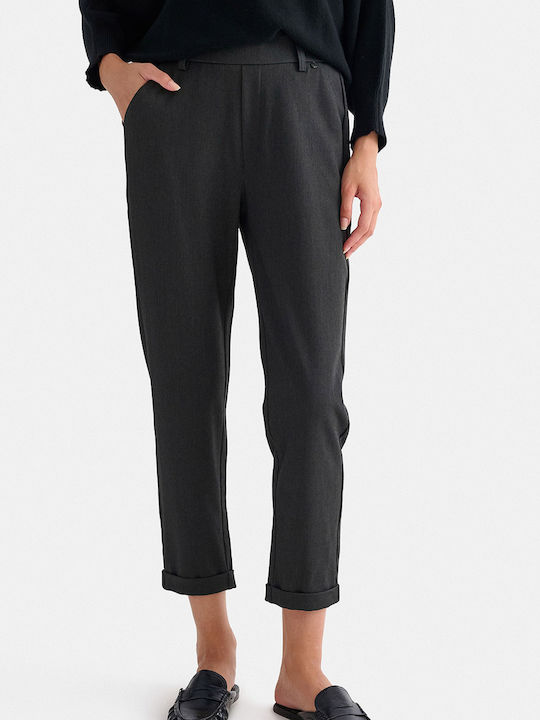 attrattivo Γυναικείο Chino Παντελόνι Darkgray