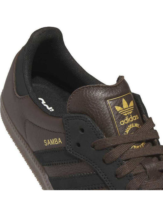 Samba Adv Adidasi Maro Inchis / Negru / Gum