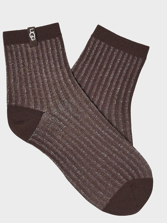 UGG Дамски Чорапи Burnt Cedar