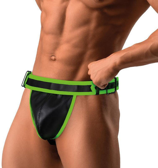 Glow In Dark Herren Sexy Unterwäsche Jockstrap Silber