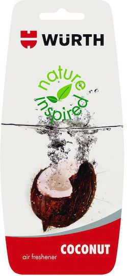 Wurth Lufterfrischer-Karte Autoanhänger Nature Inspired Kokosnuss 1Stück