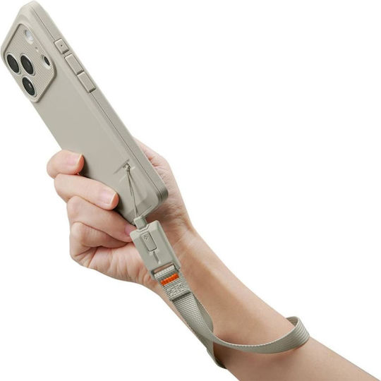 Spigen Handgelenkriemen für Handydekoration Grau