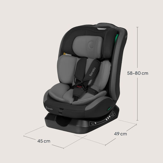 Lionelo Aart Car Seat i-Size Grey Stone 0-36 kg