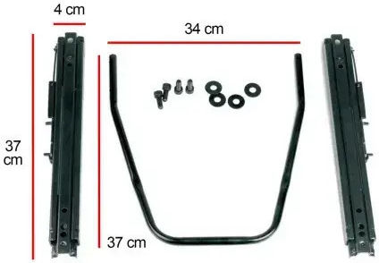 Simoni Racing Car Seat Rail Double