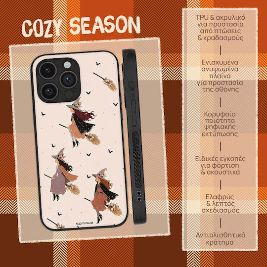 Θήκη Sonique Cozy Season Series Realme Note 60 4g Witches In Flight