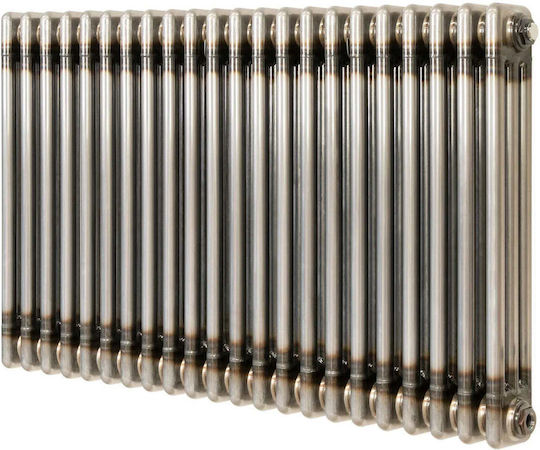 Classic Radiator Akan Double Column 22/600 22 Sections Silver
