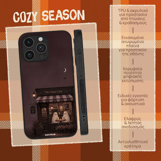 Sonique Cozy Season Series Oppo Find X9 Pro 5G Geister Café Handyhülle