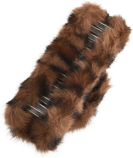Κλάμερ Γούνινο Leopard Μοτίβο