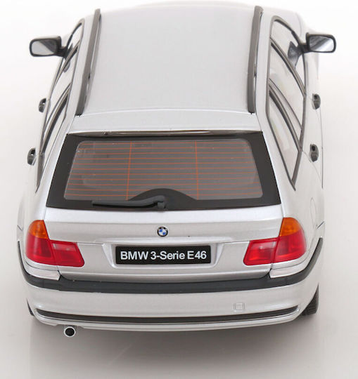 Model Mașină BMW Seria 3 E46 Touring 1999 Argintiu 1:18 KK Scale