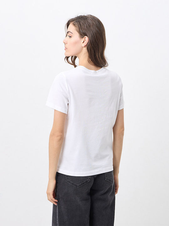 Damen T-Shirt Weiß