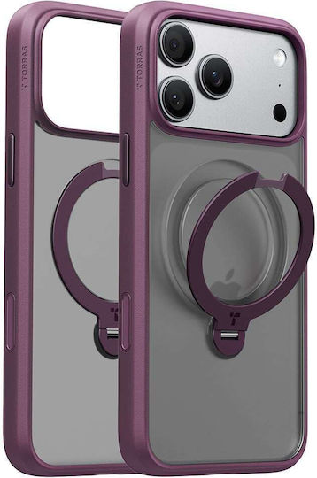 Torras Ostand Q3 Spin Magsafe Purple Mobile Phone Case For Iphone 18 Pro Max/17 Pro Max