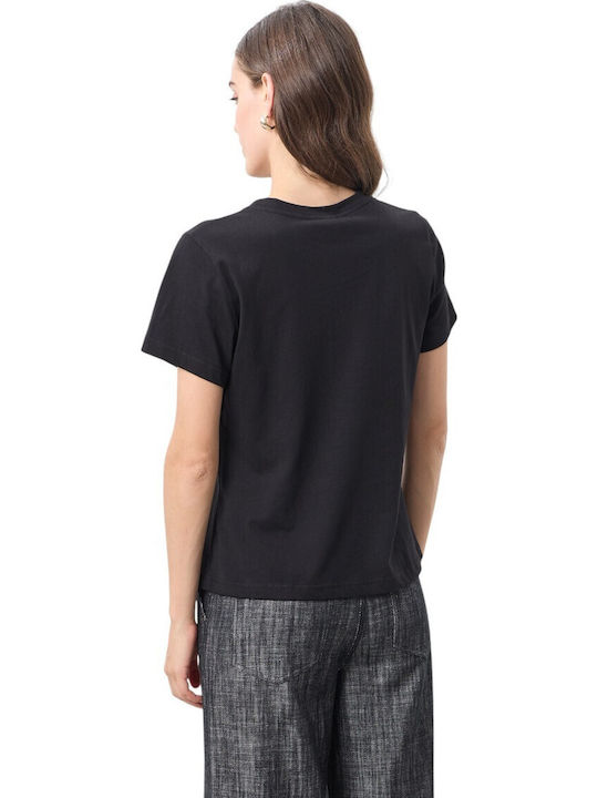 Damen T-Shirt Schwarzes
