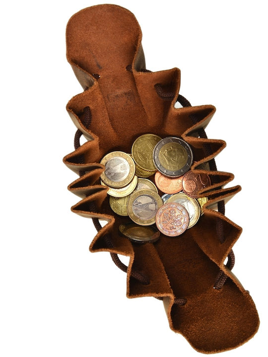 Portofel Mic Din Piele Pentru Femei Maro