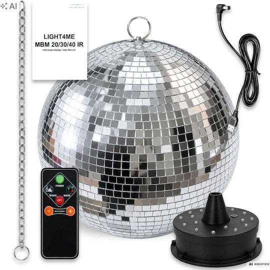 Light4me Mirror Disco Ball MBM 40 IR
