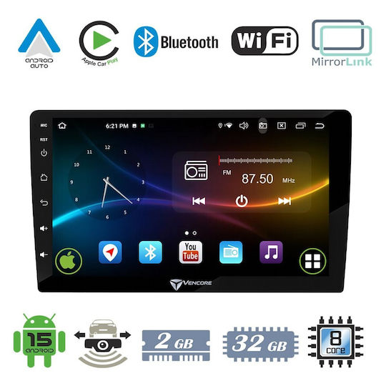 VenCore Auto-Audiosystem für Honda CR-V 2017-2022 mit Touchscreen 9" Bluetooth USB AUX Eingebautes Wi-Fi GPS Apple CarPlay Android Auto