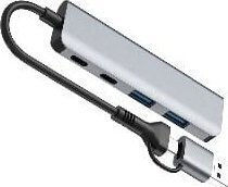 Tracer Hub 4 Θυρών με σύνδεση USB-A / USB-C