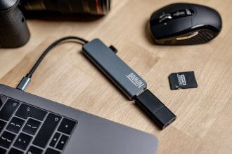 Newell USB Hub 5 Ports USB 2.0 with USB-C / USB-A Grey