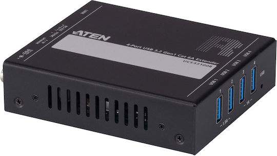 Aten UCE33100 KVM & Data Switch with USB Ethernet RS-232