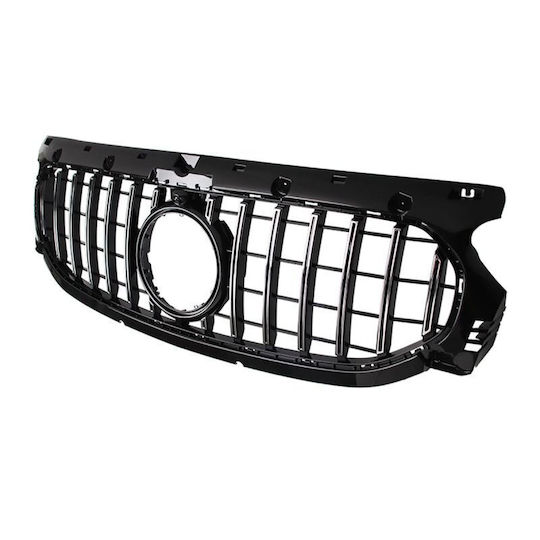 Μάσκα Mercedes-benz Gla H247 20-23 Standard Προφυλακτήρα Gt Panamericana Look Μαύρο Χρώμιο 1 Τεμάχιο