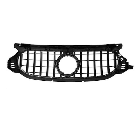 Μάσκα Mercedes-benz Gla H247 20-23 Standard Προφυλακτήρα Gt Panamericana Look Μαύρο Χρώμιο 1 Τεμάχιο