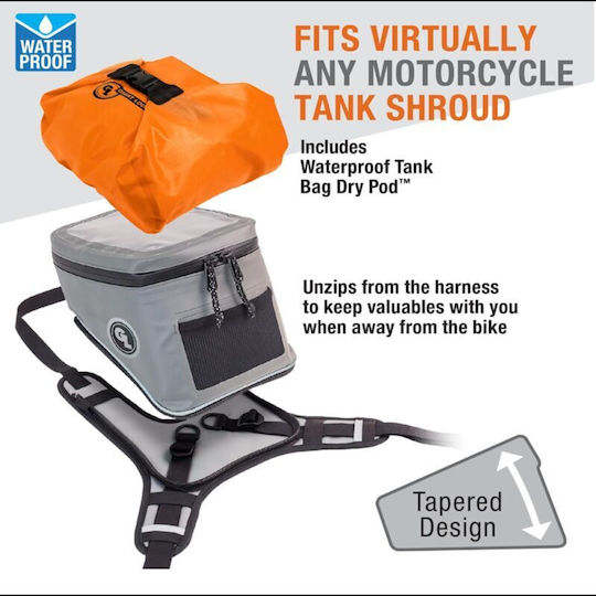 Giant Loop Tank Bag Μοτοσυκλέτας mit Riemen 8lt