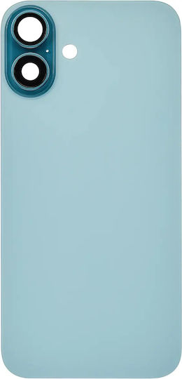 Back Glass W Magsafe Magnet Iphone 16 Plus No Logo Aftermarket Teal