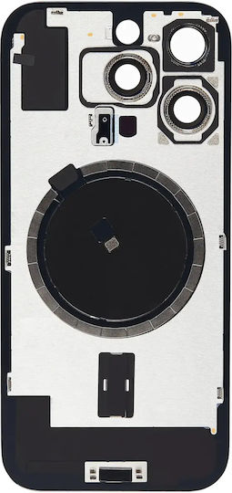 Rückglas W Magsafe Magnet iPhone 16 Pro Kein Logo Aftermarket Wüsten Titanium