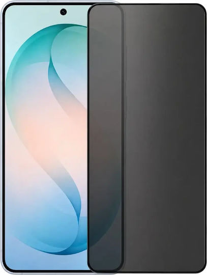Privacy Full Cover Full Glue Tempered Glass Screen Protector Compatible with Samsung Galaxy S23 Ultra Black