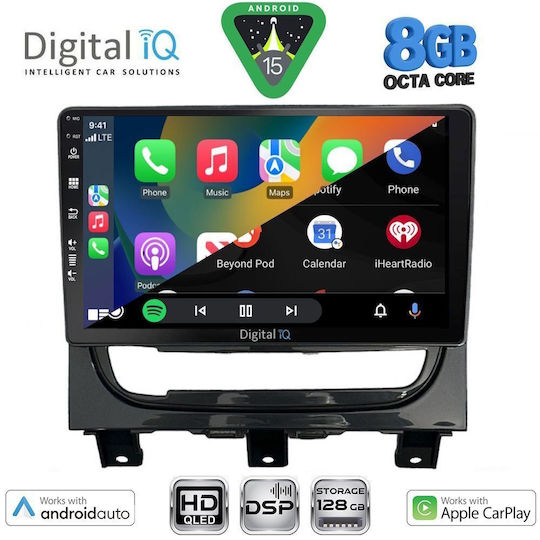 Digital IQ Car Audio System for Fiat Strada 2012-2020 Bluetooth USB Wi-Fi GPS Apple CarPlay Android Auto with 9 Inch Touch Screen DIGITAL IQ BXF 18146 CPAA