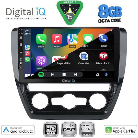 Digital IQ Ηχοσύστημα Αυτοκινήτου για Volkswagen Jetta 2010-2016 (Bluetooth/USB/WiFi/GPS/Apple-Carplay/Android-Auto) με Οθόνη Αφής 10"