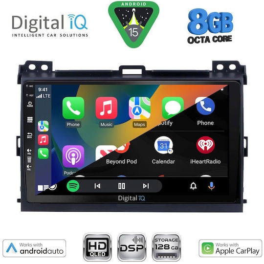 Digital IQ Car Audio System for Toyota Land Cruiser 2002-2008 with Touch Screen 9" Digital IQ BXF 18723 CPAA
