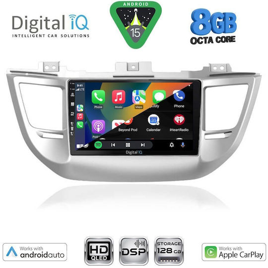 Digital IQ Car Audio System for Hyundai Tucson 2015-2019 with Touch Screen 9"