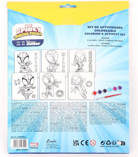 Cerda Spidey Σετ Ζωγραφικής 30x22cm