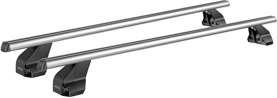 Menabo Komplettes Set Autodachträger Aluminium Omega M 112 Cm Silber Toyota Avensis Business Edition 4 Türen 2018>-2 Stück 16600 Mb+13460 Mb Mp.to.13460/mb-omga-4