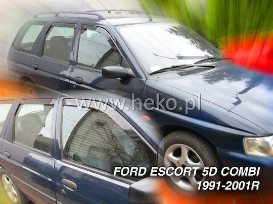 Heko Σετ Ανεμοθραύστες Αυτοκινήτου Μπροστινοί Σκούρο Φιμέ για Ford Sierra 2τμχ