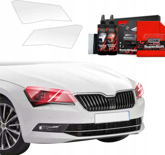 Grizzglass Протективно Фолио Фарове Grizzglass Bodyshield Skoda Superb 3 Combi 2015-2019 2в1