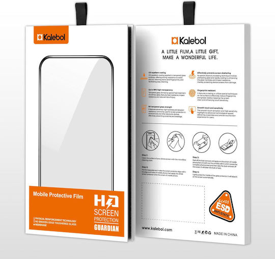 Kalebol Full Glue Full Face Tempered Glass (Redmi Note 15 / Poco M8)