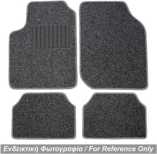 Race Axion Set of Front and Rear Mats 4pcs for Mercedes-Benz CLK Class 2002-2009 Gray