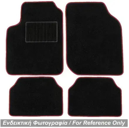 Race Axion Set Covorașe Față și Spate 4buc din Covor pentru Peugeot 106 Roșu / Negru