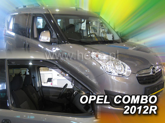 Heko Комплект Ветробрани Dark Fime за Opel Комбо Fiat Doblo 2бр