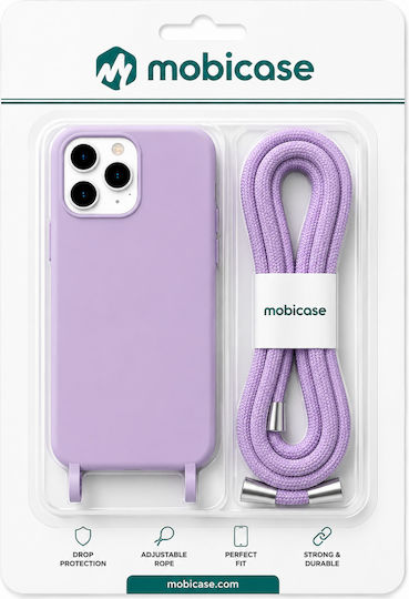 Калъф Силиконов Кораж Iphone 17 Pro Лилав Mobicase