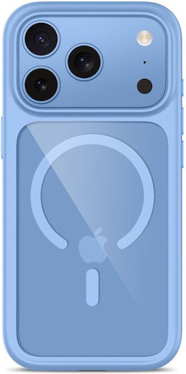 Tech-Protect Magone Rückseite Umschlag mit Gehärtetem Glas 0,3 mm Hellblau (iPhone 18 Pro Max / 17 Pro Max)