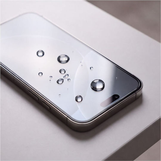 Tech-Protect Magone Rückseite Umschlag mit Gehärtetem Glas 0,3 mm Hellblau (iPhone 18 Pro Max / 17 Pro Max)
