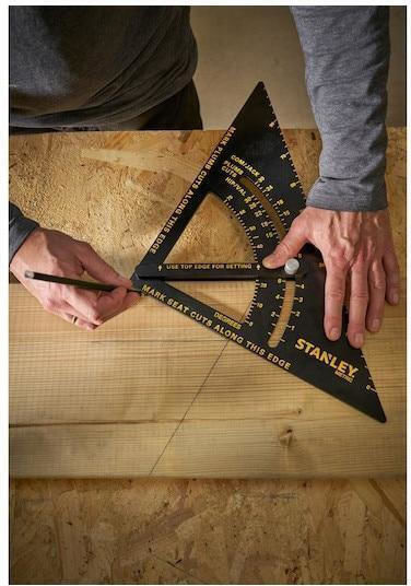 Stanley Builders / Construction Aluminum Angle Ruler Length 30cm