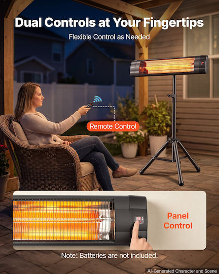 Încălzitor Electric Cu Infraroșu Cu Putere 2.5kW